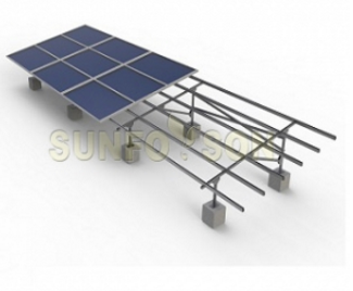 Galvanizing steel solar ground mounting support