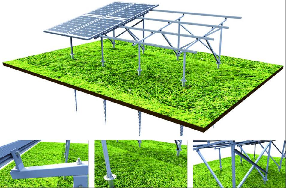 ground solar mounting system