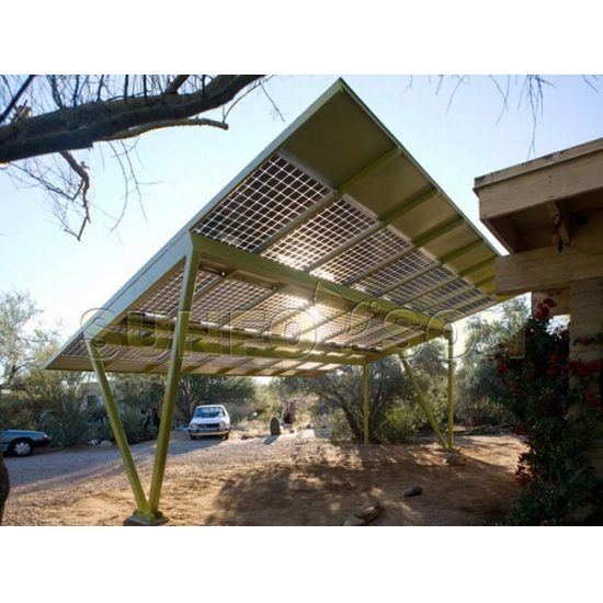 车棚太阳能组件安装