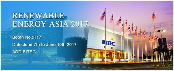 The annual show of Renewable Energy Asia Bangkok 2017 is around the corner