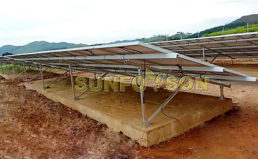 Another Project Finished! 130kw Sunforson Solar ground mount system