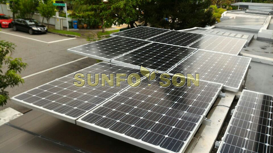 Sunrack fixed angle solar panel mounting structure